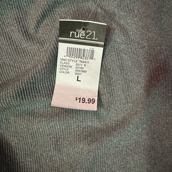 Rue21 cardigan gray size large - Picture 2 of 2